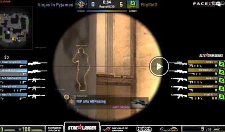 Allu em um incrível Ace contra  FlipSid3