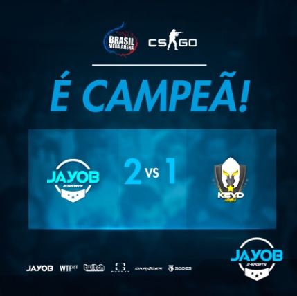 JAYOB é campeã de CS:GO na BRMA!