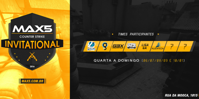 Anunciado confrontos da Max5 Invitational 2016