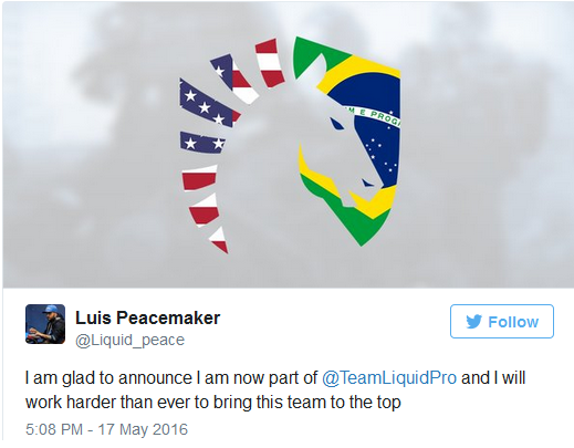 Peacemaker agora é Team Liquid!!