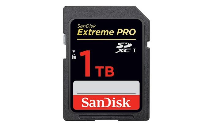 Cartão com 1 TB de memória?