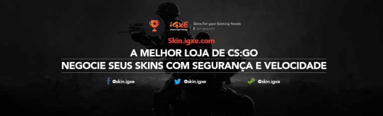 Skins de CS:GO com velocidade e segurança é na skin.igxe.com