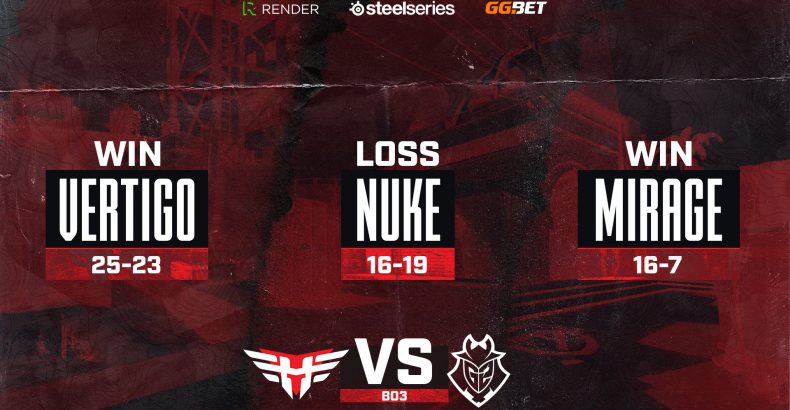 Em jogo com clima de final, Heroic vence G2