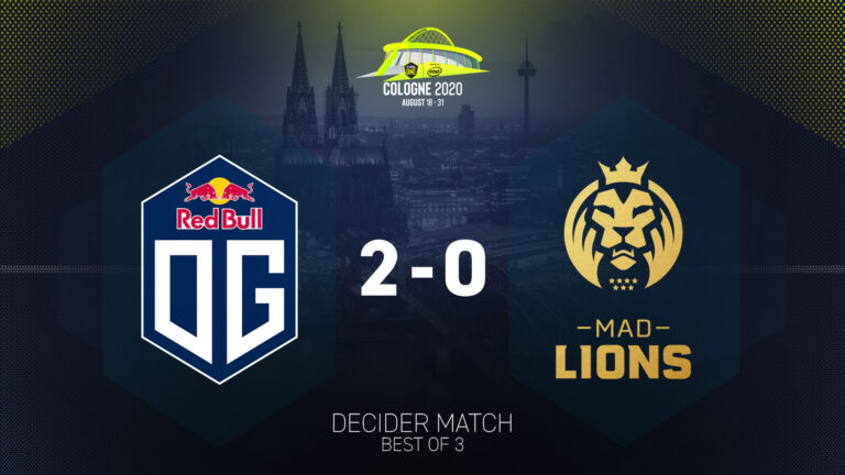 OG despacha MAD Lions da ESL One Cologne