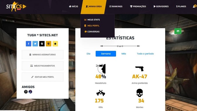 Já jogou CS:GO em nossa plataforma de servidores? SiteCS Play