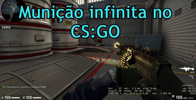 Como conseguir munição infinita para armas no CS:GO