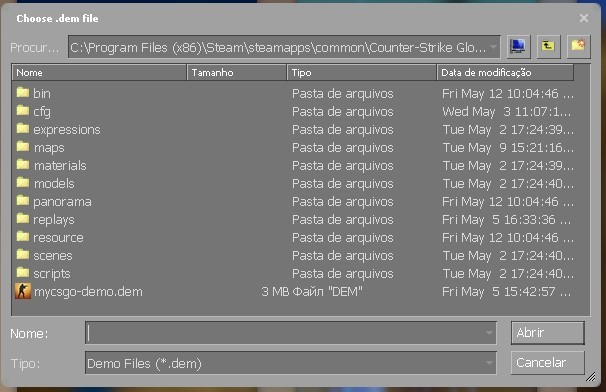 Demo file CSGO