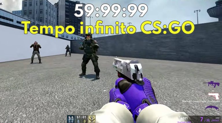 Comandos para tempo infinito no CS:GO – como aumentar tempo do round