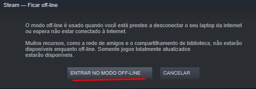 Desconectar e Conectar à Rede no Cliente Steam